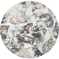 Dywany - Dywan Stilo 160 cm koło liście szaro-beżowe - miniaturka - grafika 1