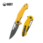 Noże - Nóż składany Kubey Dugu Yellow G10, Blackwashed 14C28N (KU210J) - miniaturka - grafika 1