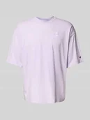 Koszulki męskie - T-shirt o kroju relaxed fit z wyhaftowanym logo - miniaturka - grafika 1