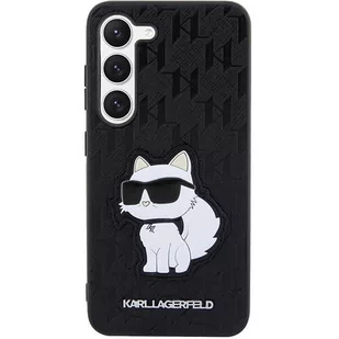Karl Lagerfeld KLHCS23MSAKLHCPK S23+ S916 hardcase czarny/black Saffiano Monogram Choupette - Etui i futerały do telefonów - miniaturka - grafika 3