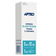 Apteczki i materiały opatrunkowe - 3M APTEO CARE Opaska elastyczna tkana z zapinką 12 cm x 5 m 1 szt - miniaturka - grafika 1