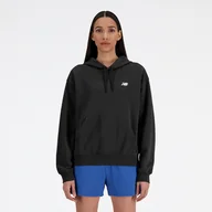 Bluzy damskie - Bluza damska New Balance WT41507BK  czarna - miniaturka - grafika 1