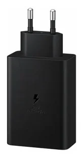 Samsung 65W EP-T6530 2x USB C, 1x USB A, bez kabla czarna - Ładowarki do telefonów - miniaturka - grafika 1