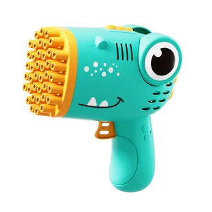 Pistolet do baniek mydlanych krokodyl niebieski - Bańki mydlane - miniaturka - grafika 1