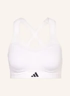 Biustonosze - Adidas Biustonosz Sportowy Tlrd Impact Training Z Siateczką weiss - miniaturka - grafika 1