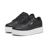 Odzież sportowa dziecięca - Dziecięce sneakersy Carina Street PUMA Black Rose Gold White Metallic - miniaturka - grafika 1