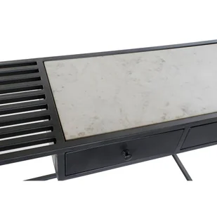 Emaga Stolik DKD Home Decor Metal Marmur (130 x 40 x 76 cm) - Ławy i stoliki kawowe - miniaturka - grafika 4