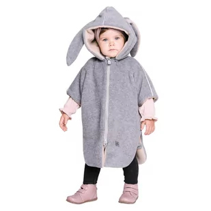 PATULOVE Ponczo samochodowe FUNNY BUNNY BEIGE "S" - Śpiworki dla dzieci - miniaturka - grafika 1