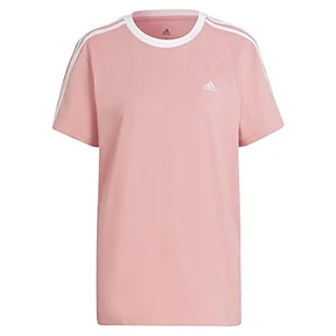 adidas Koszulka damska W 3s Bf T, Wonder Mauve/White, L - Koszulki i topy damskie - miniaturka - grafika 1