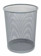 Kosze na śmieci - Kosz na śmieci Q-Connect 19L srebrny KF00849 - miniaturka - grafika 1