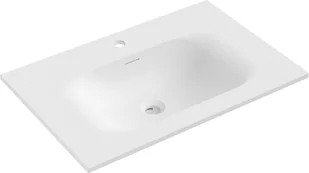 Mexen Vela umywalka wpuszczana w blat 71 x 46,5 cm, biała mat - 25237001 - Umywalki - miniaturka - grafika 1