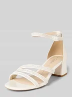 Sandały damskie - Sandały z cekinowym obszyciem model ‘LUCY GLAM’ - miniaturka - grafika 1