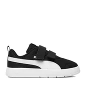 Buty dla chłopców - Sneakersy Puma COURTFLEX V3 MESH PS 39808517 Czarny - miniaturka - grafika 1