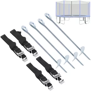 Kotwy taśmy mocujące do trampoliny zestaw 4 szt 4239 - Akcesoria do trampolin - miniaturka - grafika 1