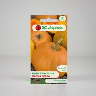 Nasiona Dynia zwyczajna Danka Polka 3g - W.Legutko - Nasiona i cebule - miniaturka - grafika 1