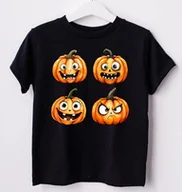 Koszulki dla dziewczynek - koszulka na dzień dyni dla dziecka - miniaturka - grafika 1