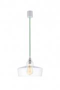 Lampy sufitowe - Kaspa Longis III lampa wisząca 1-punktowa (przewód Zielony) 10141109 - miniaturka - grafika 1