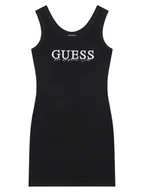 Sukienki i spódniczki dla dziewczynek - Guess Sukienka codzienna J5GK39 K8RT2 Czarny Regular Fit - miniaturka - grafika 1