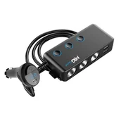 Akcesoria do rejestratorów samochodowych - MBG Line Rozdzielacz gniazda zapalniczki MBG Line HC67C - miniaturka - grafika 1