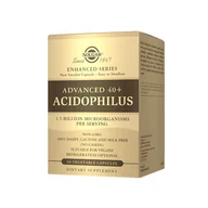 Witaminy i minerały dla sportowców - SOLGAR Advanced 40+ Acidophilus - 60vcaps - miniaturka - grafika 1