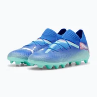 Piłka nożna - Buty piłkarskie dziecięce PUMA Future 7 Pro FG/AG Jr bluemazing/puma white/electric peppermint WYSYŁKA W 24H 30 DNI NA ZWROT - miniaturka - grafika 1