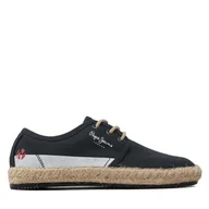 Buty dla chłopców - Espadryle Pepe Jeans Tourist Lace Boys PBS10096 Granatowy - miniaturka - grafika 1