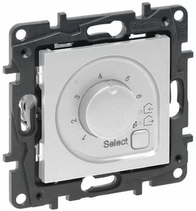 Legrand Niloe Step termostat podłogowy kolor aluminium 863342 863342 - Regulatory i termostaty - miniaturka - grafika 1