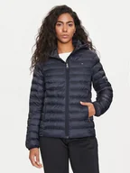 Kurtki damskie - Tommy Hilfiger Kurtka puchowa Global Stripe WW0WW42046 Granatowy Regular Fit - miniaturka - grafika 1