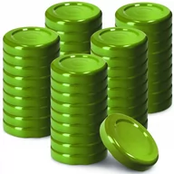 Pojemniki kuchenne - Metalowe wieczka do słoików i butelek Falla 50 szt. 43mm zielone - miniaturka - grafika 1