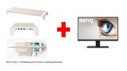 Akcesoria do monitorów - MONITOR BENQ LED 27" GW2780E+POUT Eyes7 podstawka pod monitor z szyb. ładowarką biała - miniaturka - grafika 1