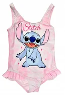 Stroje kąpielowe dla dziewczynek - strój kąpielowy jednoczęściowy LILO I STITCH dla dziewczynki STICH 146 - miniaturka - grafika 1