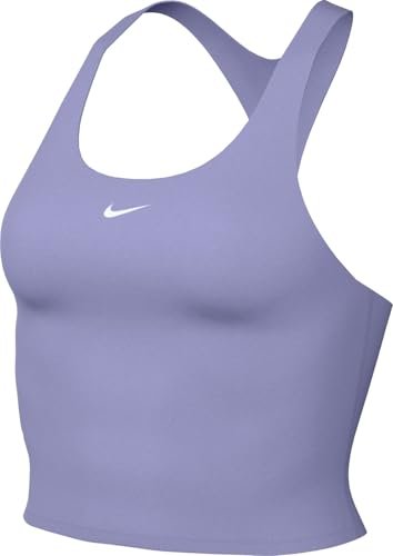 Nike Swoosh DV9897 wyściełany biustonosz sportowy ze średnim trzymaniem dla kobiet