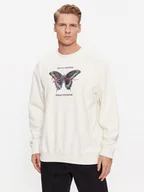 Bluzy męskie - Vans Bluza Born In Anaheim Loose Crew VN000ABMFS81 Écru Loose Fit - miniaturka - grafika 1