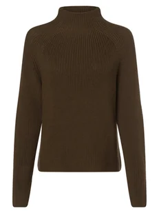 Marc O'Polo Sweter damski Kobiety dzianina grubo tkana zielony jednolity, M - Swetry damskie - miniaturka - grafika 1