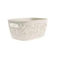 Pudła i pojemniki do przechowywania - Koszyk Tropic 4 l biały - miniaturka - grafika 1