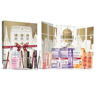 L'Oréal Paris 2025 24-dniowy kalendarz adwentowy, 24 kultowe produkty do makijażu, pielęgnacji skóry i pielęgnacji włosów L'Oréal Paris - Ozdoby bożonarodzeniowe - miniaturka - grafika 1