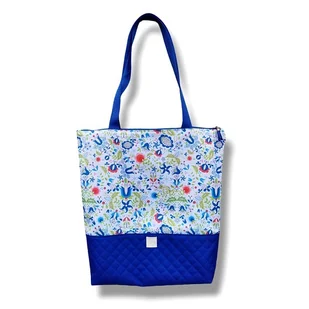 Torba shopper na zakupy wodoodporna shopperka torba na ramię kaszubski folk - Torebki damskie Torba shopper na zakupy wodoodporna shopperka torba na ramię kaszubski folk - Torebki damskie - miniaturka - grafika 1