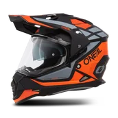 Kaski motocyklowe - Kask Adventure O'Neal Sierra R Pomarańczowy/Czarny/SzaryS - miniaturka - grafika 1