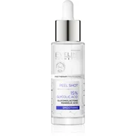 Serum do twarzy - EVELINE Face Therapy Professional Peel Shot Kuracja wygładzająca - 15% Kwas Glikolowy, 30ml - miniaturka - grafika 1
