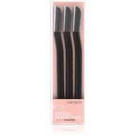 Akcesoria i kosmetyki do stylizacji brwi - Catrice - Magic Perfectors - Brow Shaper - Nożyki do przycinania brwi - 3 sztuki - miniaturka - grafika 1
