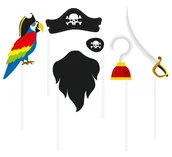 Dodatki do strojów karnawałowych - GO Foto rekwizyty Korsarz - 6 elem. PF-ZDKO6 - miniaturka - grafika 1