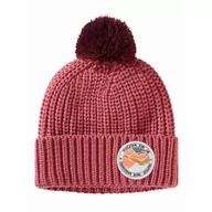 Czapki dla dzieci - Dziecięca czapka zimowa Jack Wolfskin POMPOM BADGE BEANIE K soft pink - S - miniaturka - grafika 1