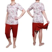 Piżamy damskie - Śpiochy dla dorosłych body Alzheimer demencja piżama pajac dla chorych L - miniaturka - grafika 1