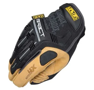 Rękawice Mechanix Wear M-Pact Material 4X - Czarne/ Tan - Odzież taktyczna i umundurowanie - miniaturka - grafika 1