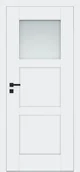 Drzwi wewnętrzne - Dre Drzwi Wewnętrzne Z Szybą Estra 2 Okleina Biała Mat - miniaturka - grafika 1