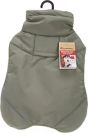Płaszcze damskie - Flamingo Płaszcz zimowy dla psów Cujo zielony - rozmiar 35 cm (A: 35 cm, szer.: 34-38 cm, C: 50-54 cm) - idealny dla Chihuahua, Jamnika, Shih Tzu, mopsów i Cavalier King Charles - miniaturka - grafika 1