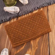 Portfele - Portfel damski skórzany w stylu vintage duży pomarańczowy Paolo Peruzzi T-109-HOR - miniaturka - grafika 1