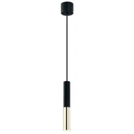 Lampy sufitowe - Orlicki Design Slimi lampa wisząca czarny złoty OR80810 - miniaturka - grafika 1