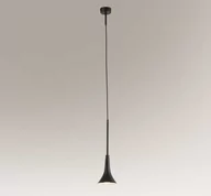 Lampy sufitowe - Kanzaki LED lampa wisząca 1-punktowa czarna 7940 - miniaturka - grafika 1