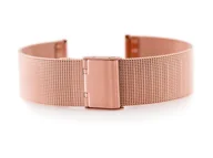 Bransolety męskie - Bransoleta 301RG - siatka HQ - rosegold - 22mm - miniaturka - grafika 1